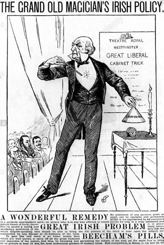 Image result for home rule ireland 1886