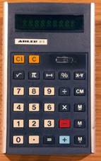 A grey calculator with white buttons

Description automatically generated