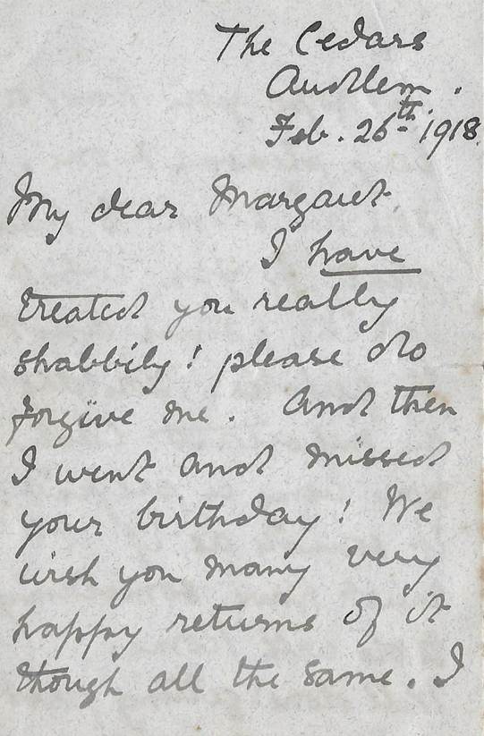 A close-up of a letter
Description automatically generated
