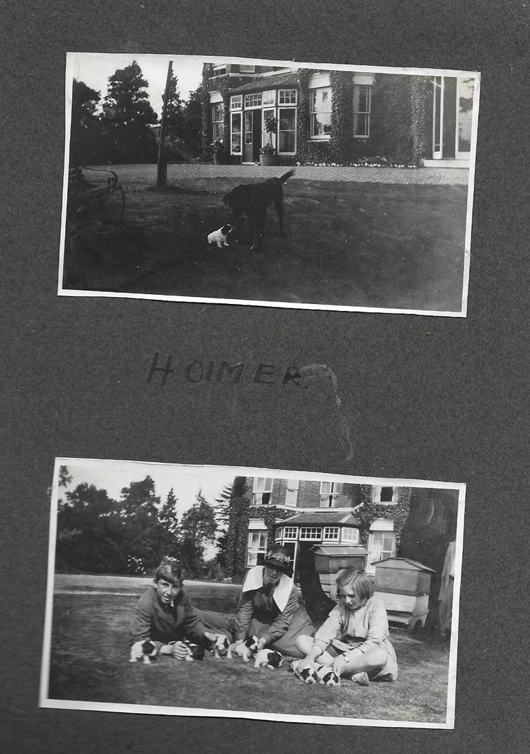 A black and white photo album
Description automatically generated
