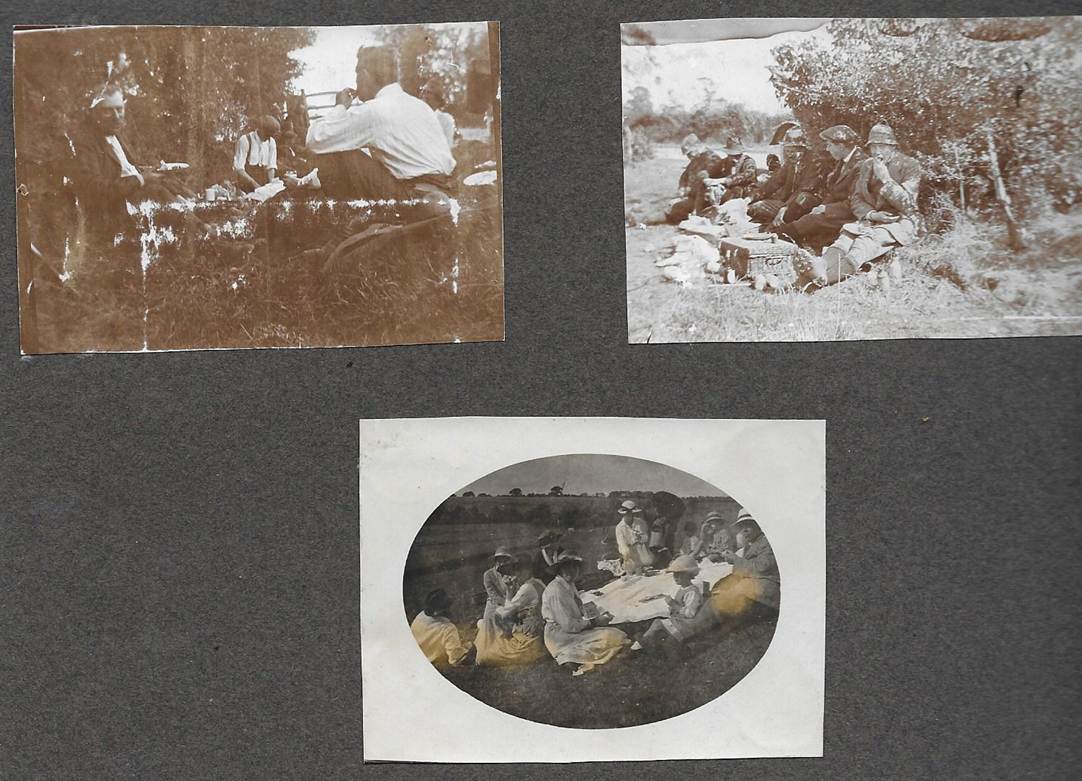 Several pictures on a grey surface
Description automatically generated