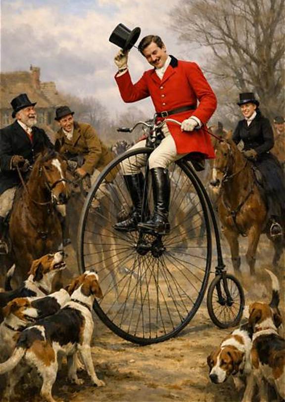 Cheshire gentleman teasing hunt