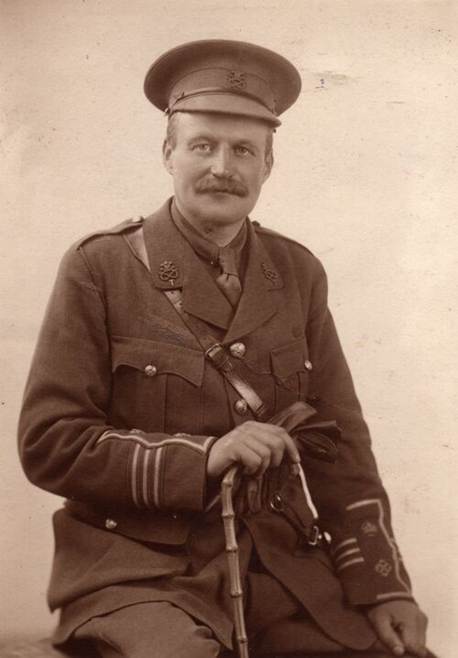 A person in a military uniform
Description automatically generated