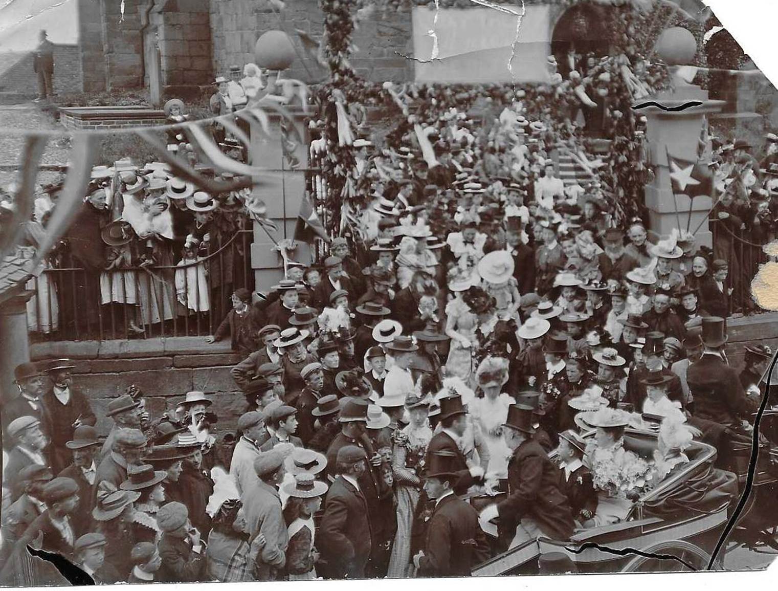 A group of people in hats
Description automatically generated