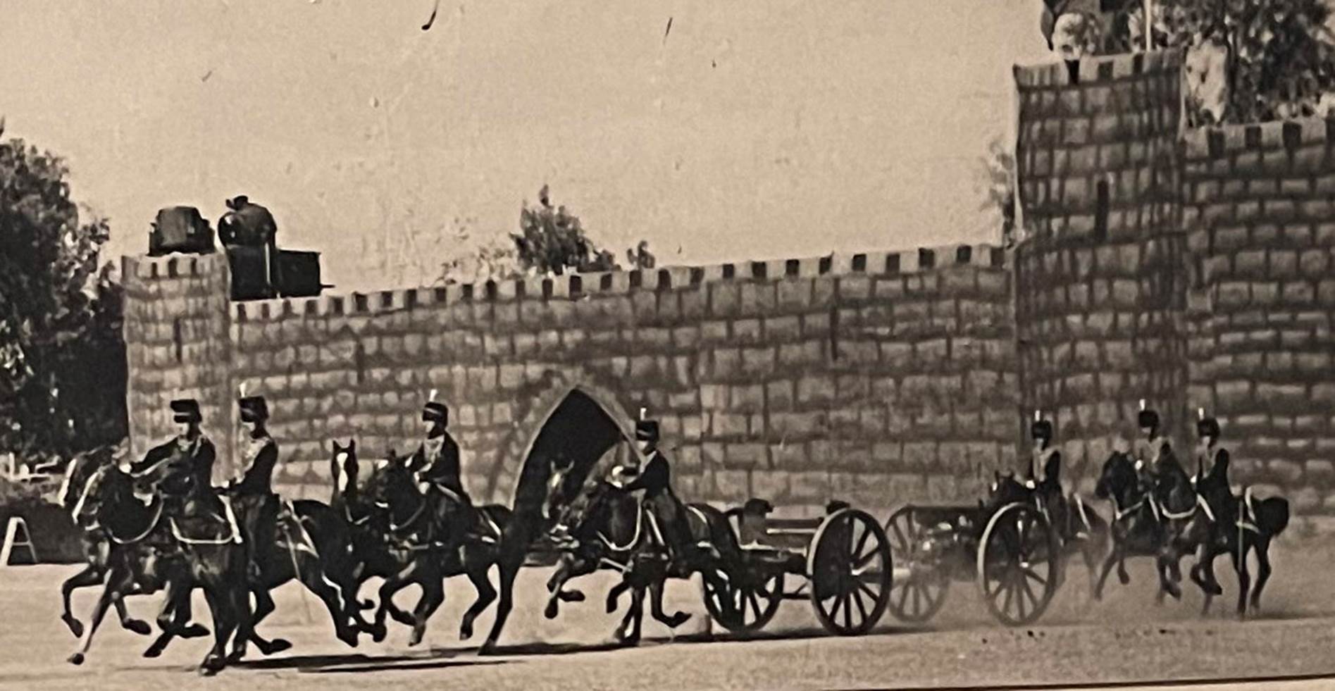 A picture containing text, outdoor, horse, drawn
Description automatically generated