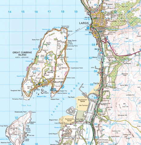 A map of land with roads and roads
Description automatically generated