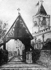 A drawing of a church
Description automatically generated