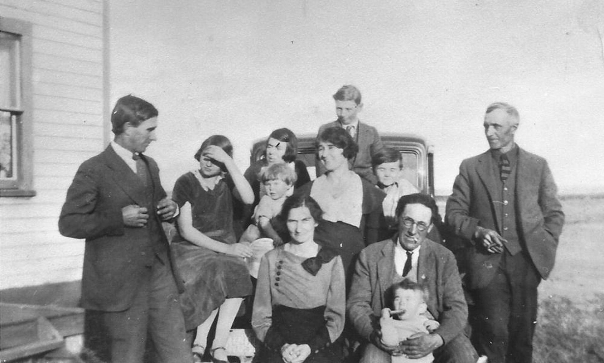 A group of people posing for a photo
Description automatically generated