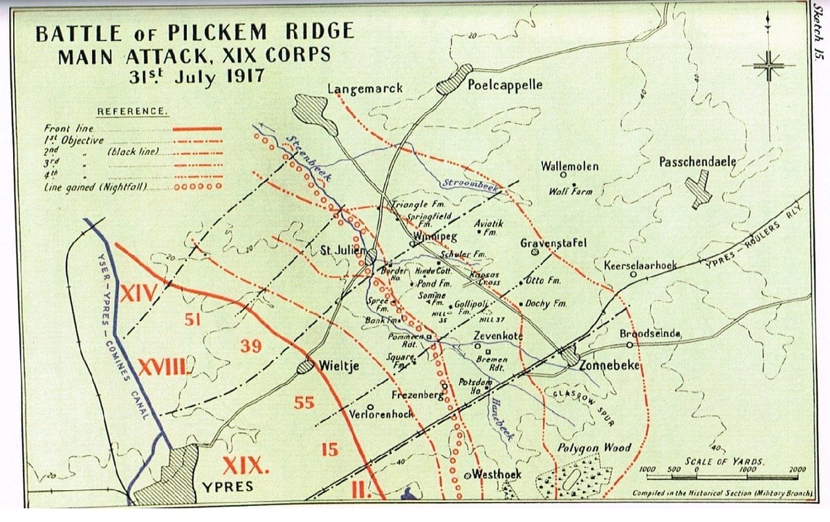 A map of the battle of pluck ridge
AI-generated content may be incorrect.