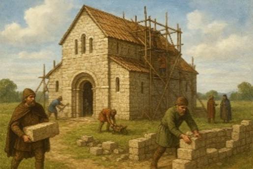 A painting of men building a house

AI-generated content may be incorrect.