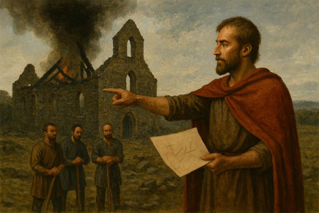 A painting of a person pointing at a piece of paper

AI-generated content may be incorrect.