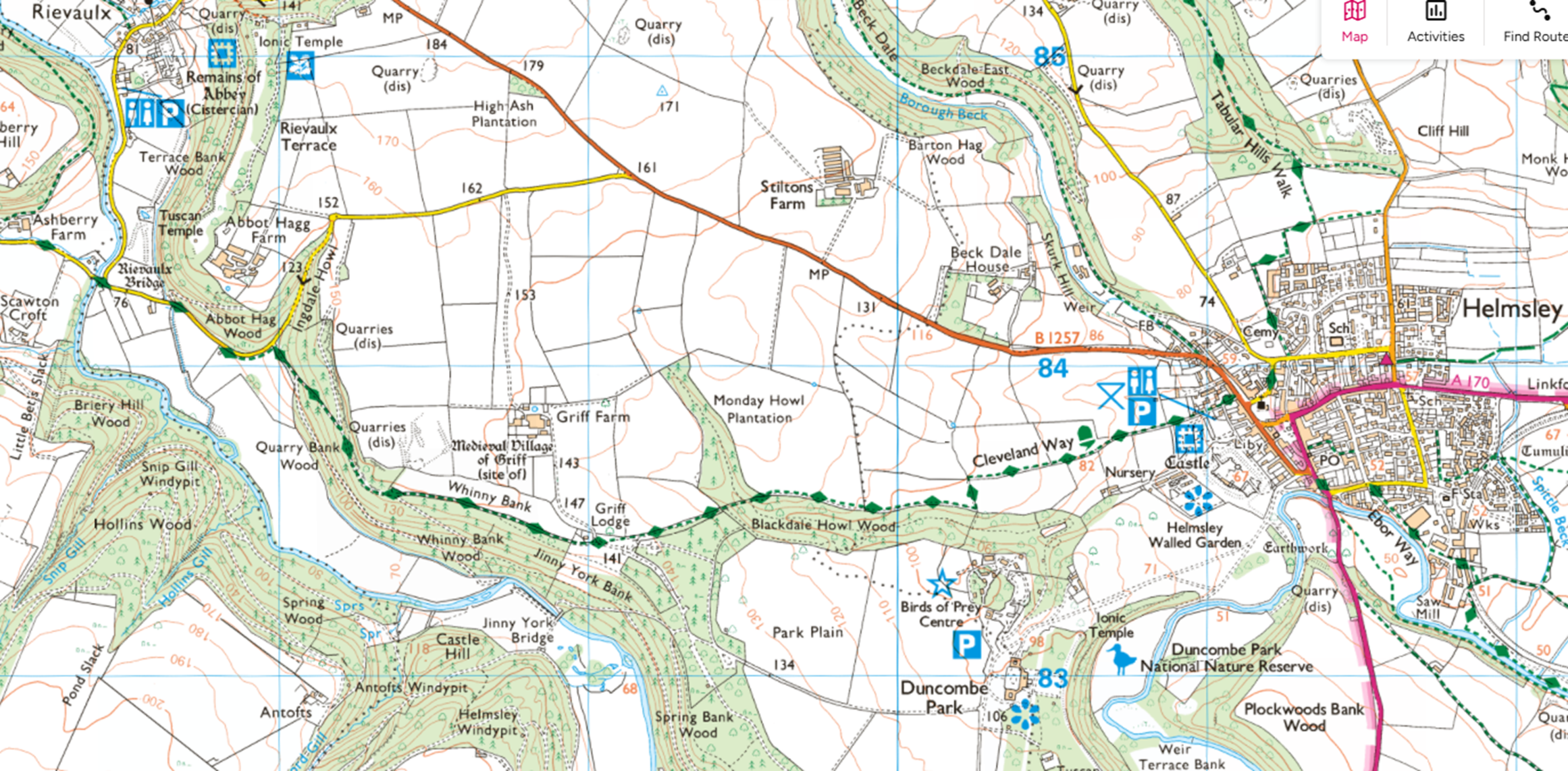 A map of a trail
Description automatically generated