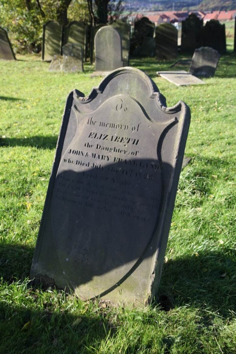 A tombstone in a cemetery

Description automatically generated