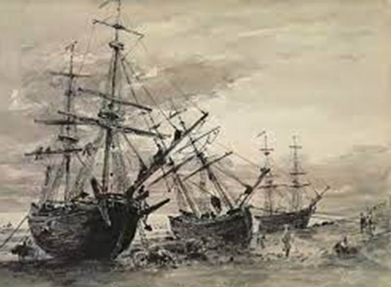 A picture containing text, transport, watercraft, sailing vessel
Description automatically generated