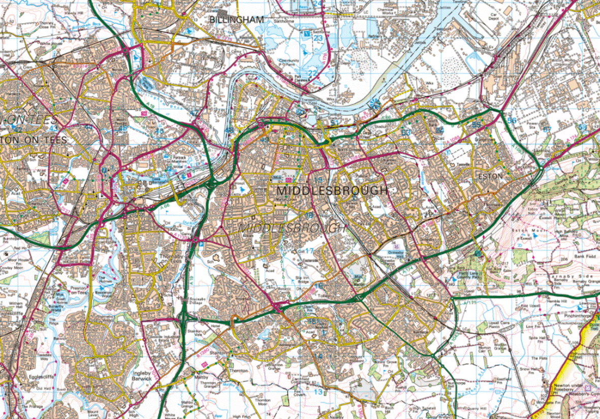 A map of a city
Description automatically generated