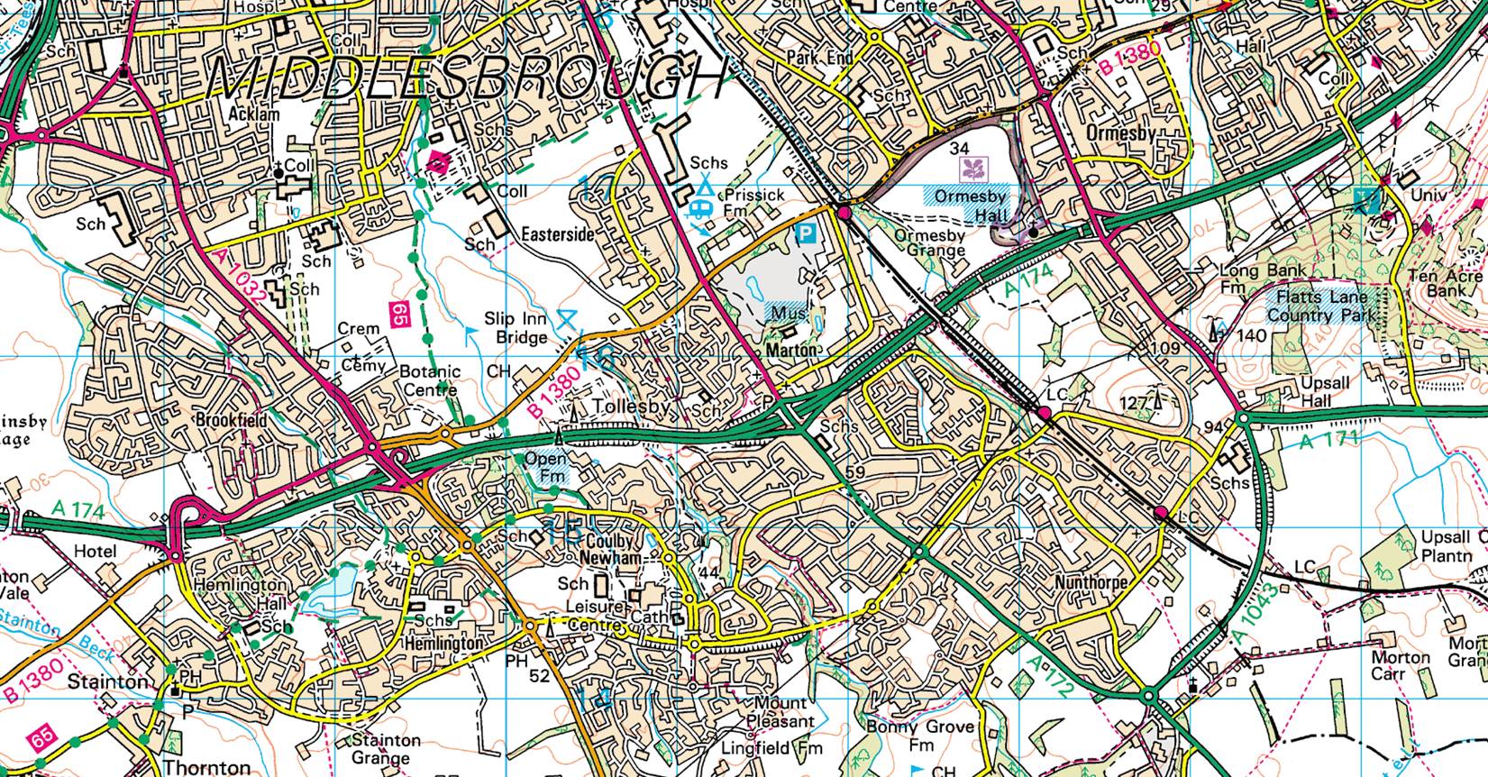 A map of a city
Description automatically generated