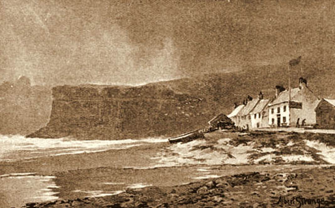 A house on the shore of a beach
Description automatically generated